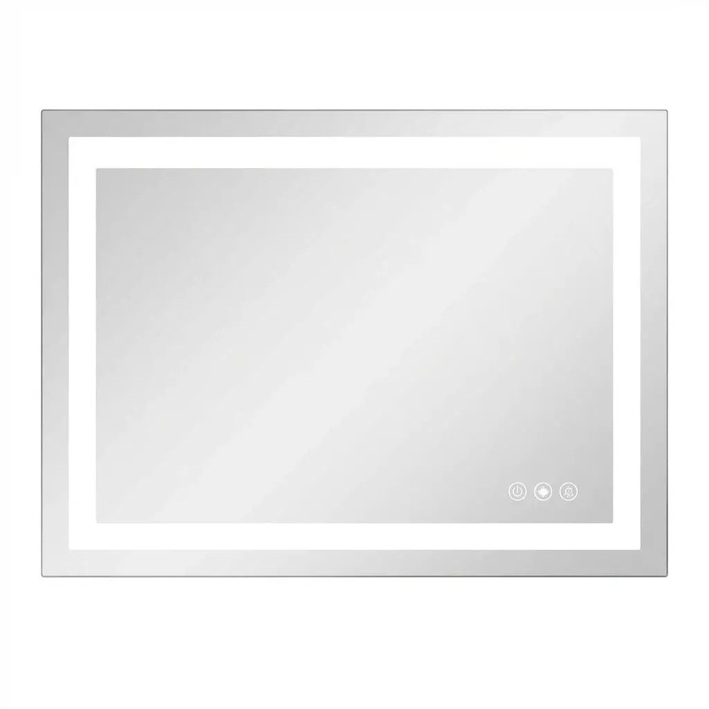 31" Lighted Frameless Anti Fog Bathroom Vanity Mirror Homeroots Bed & Bath