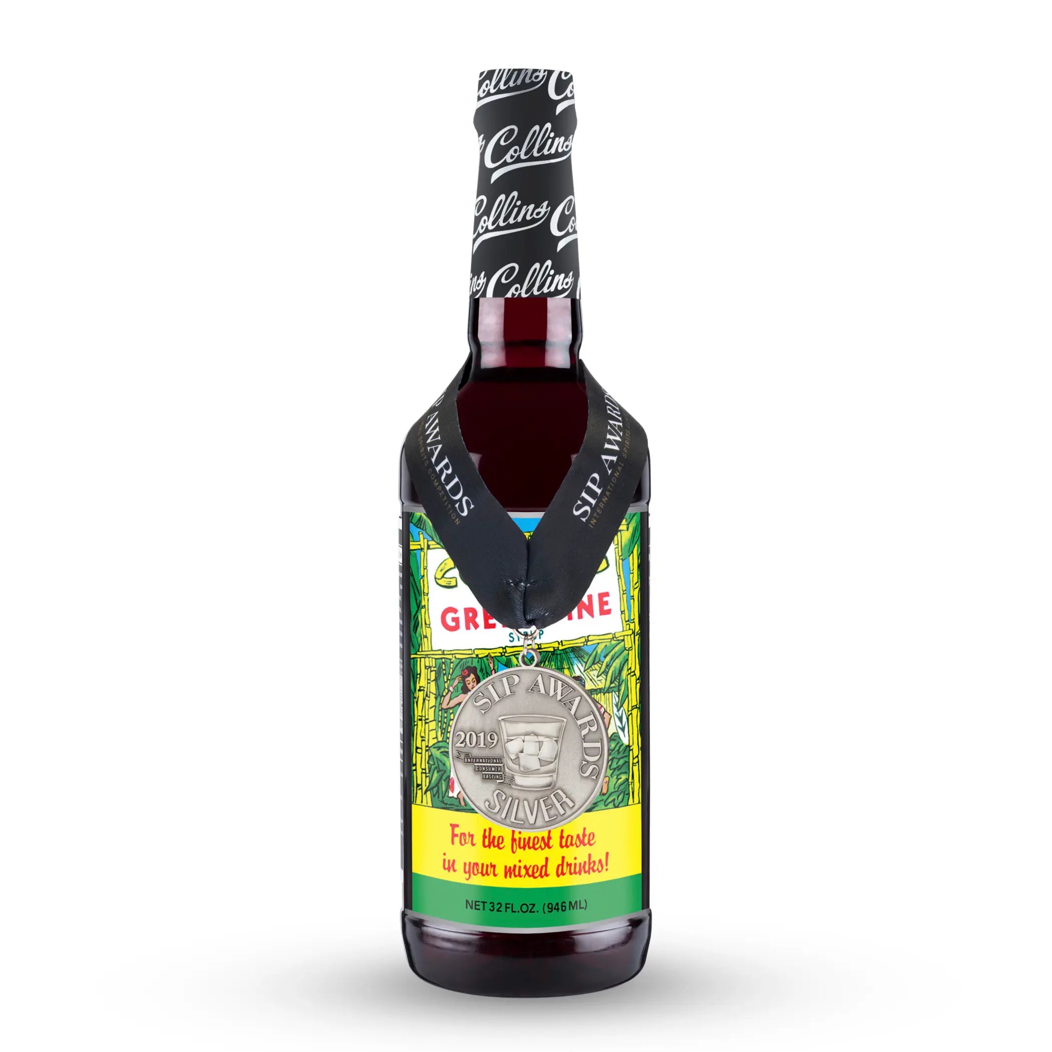 32 oz. Grenadine Cocktail Syrup by Collins Collins Consumables