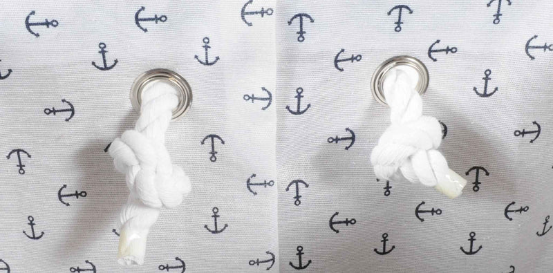 13.5" X 17" X 22.5" Blue Fabric Basket With Bow  Decoration Set Of 5