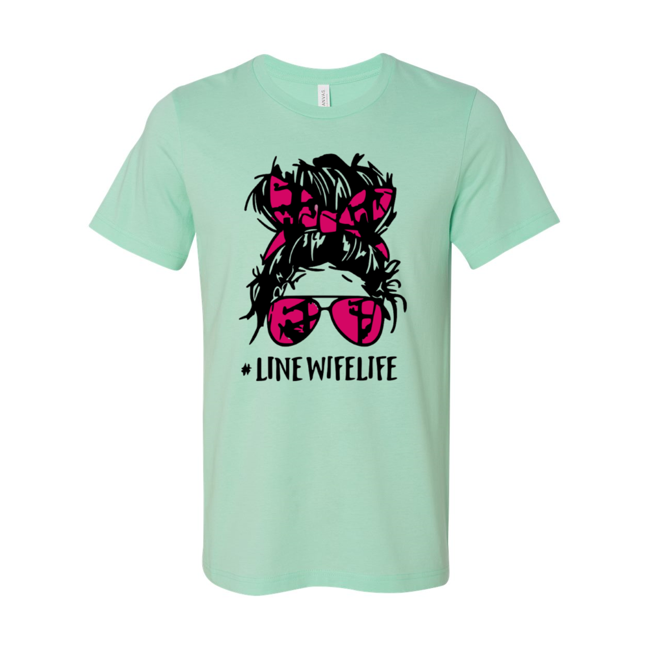 #LineWifeLife T-Shirt - Women's Fashion