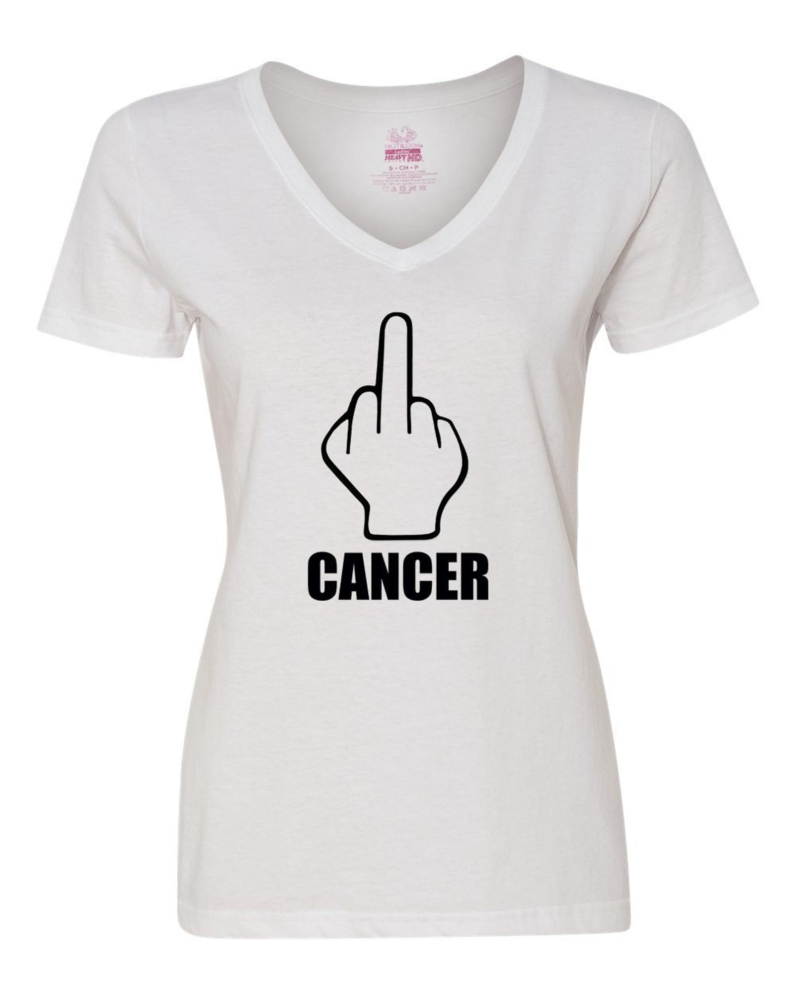 Fuck Cancer Ladies Shirt  Large Women's Fashion