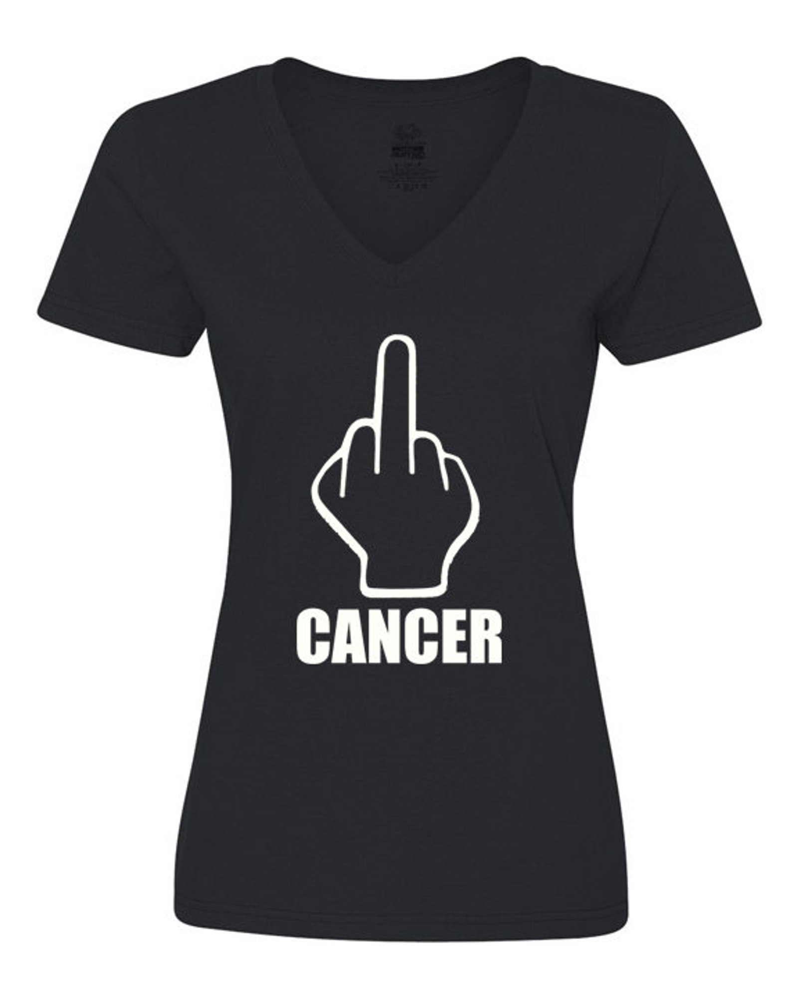 Fuck Cancer Ladies Shirt Women's Fashion