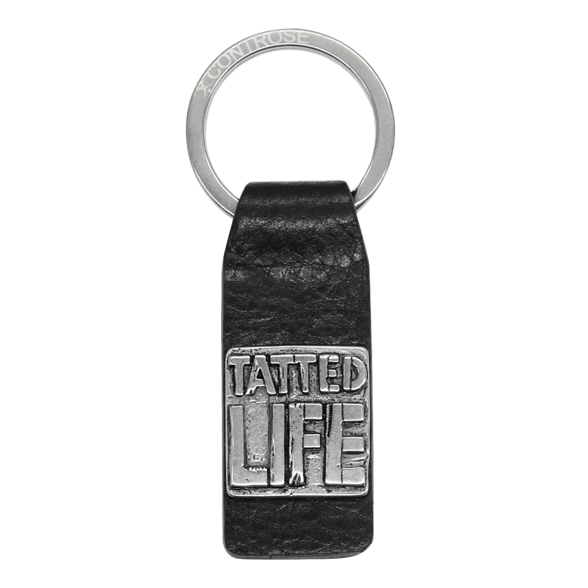 Leather Keychain With Message  - TATTED LIFE Apparel and Accessories