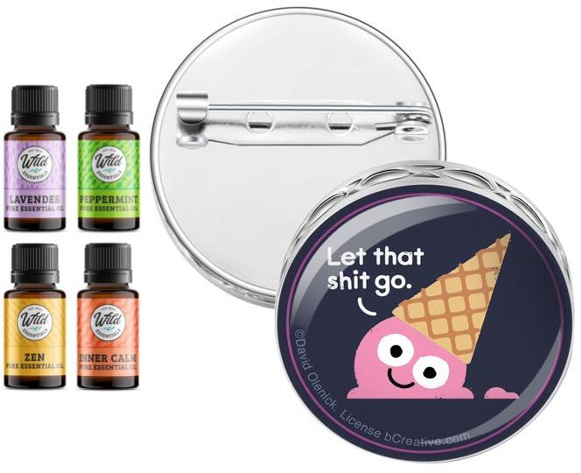 Pin Brooch Diffuser Apparel and Accessories
