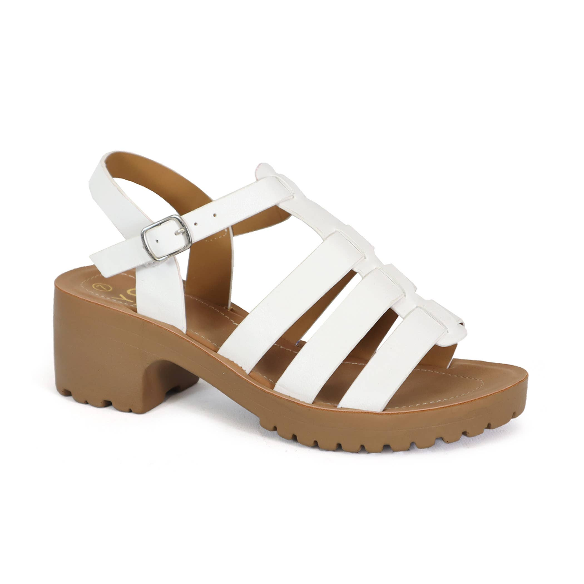 YOKI EVERLY Women's Open Toe Fisherman Low Heel Sandals Footwear