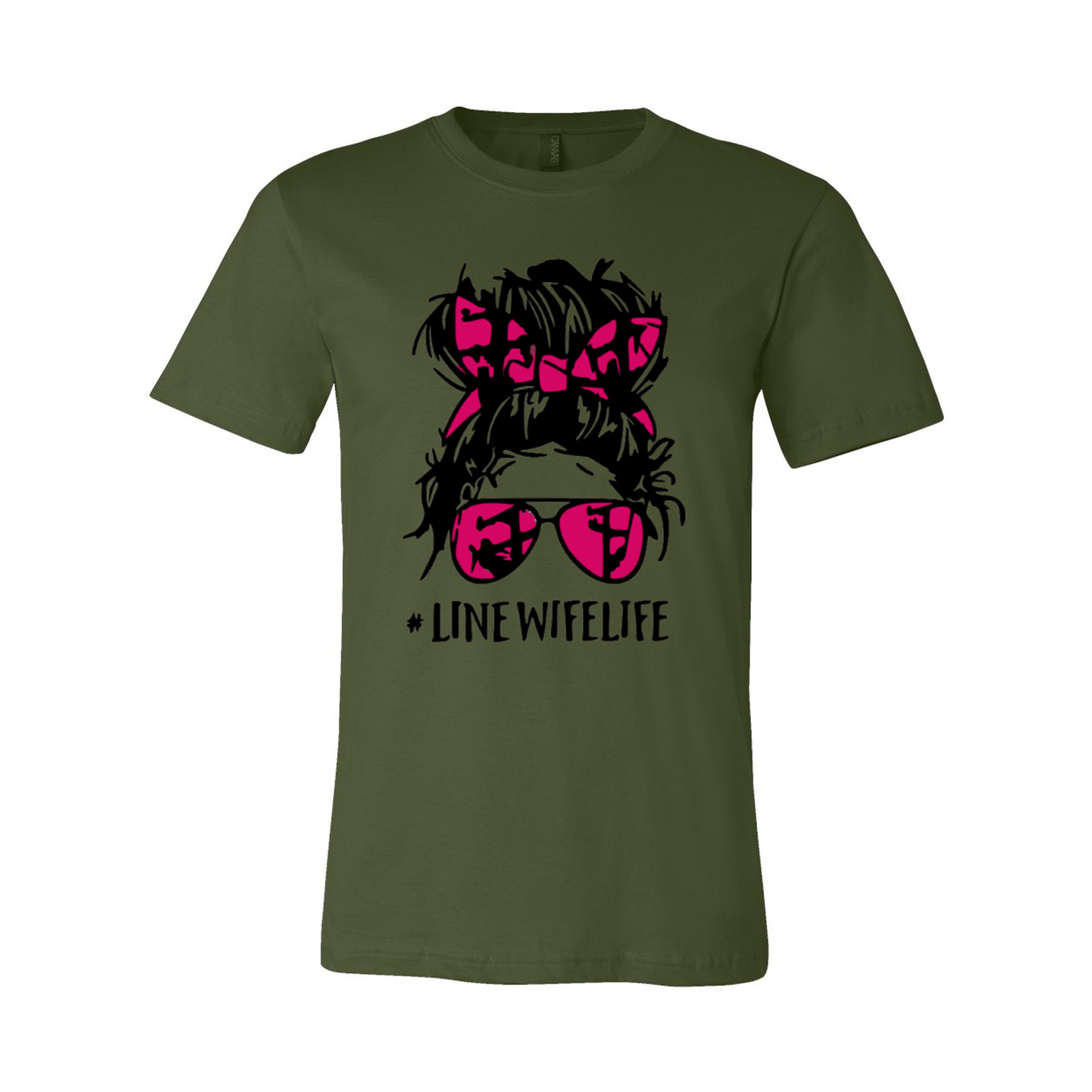 #LineWifeLife T-Shirt - Women's Fashion