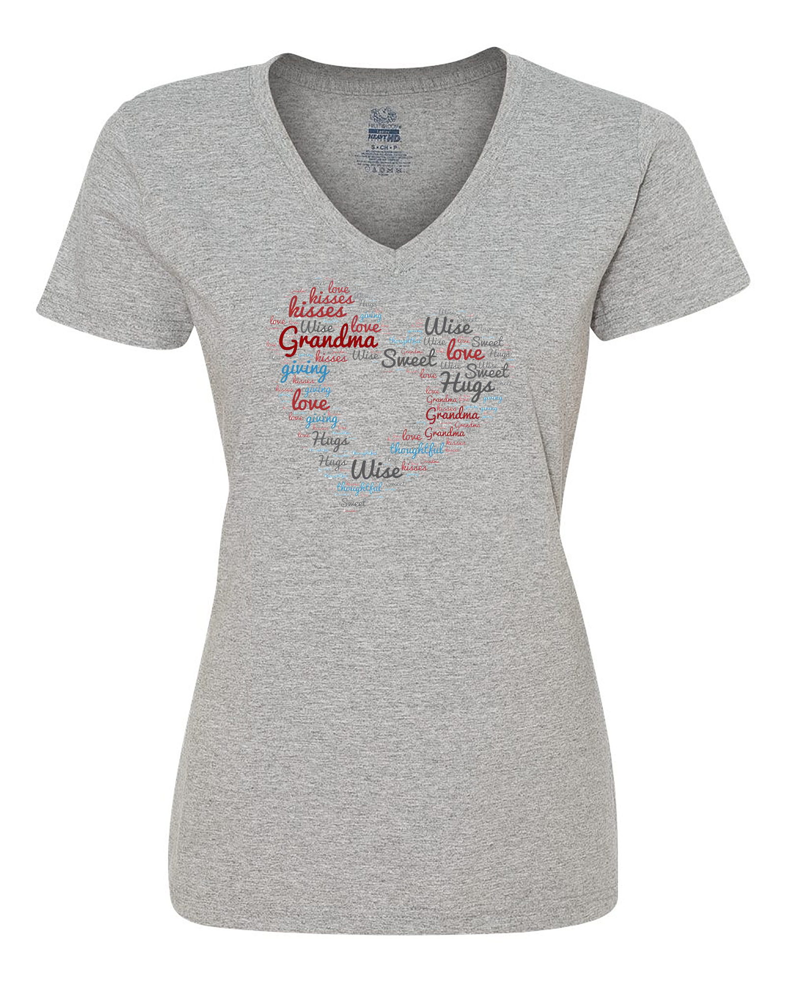 Grandma's My Heart Ladies Shirt Small Women's Fashion