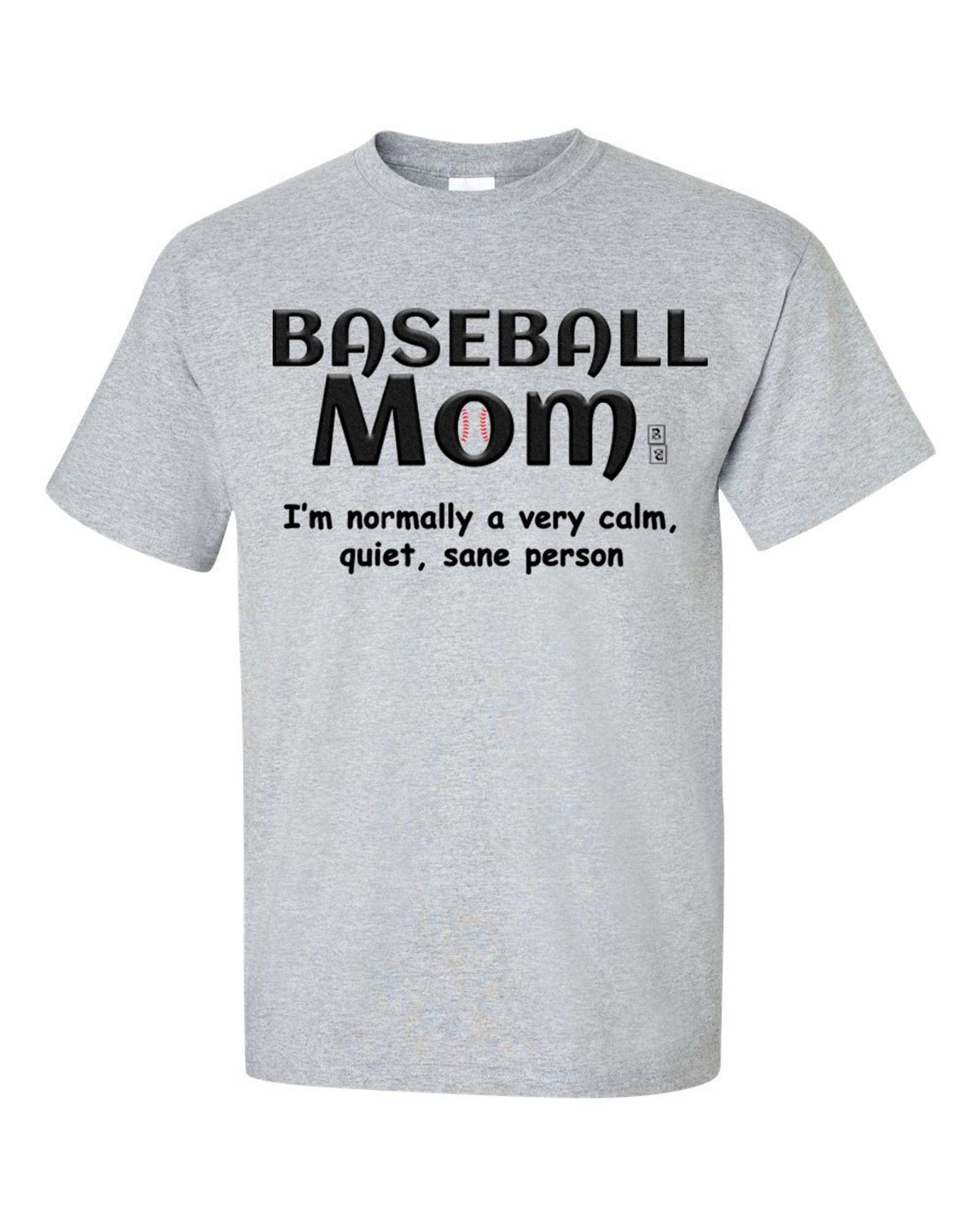 Baseball Mom T-Shirt Small Women's Fashion