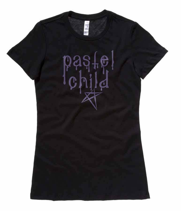 "Pastel Child" Pastel Goth Women's T-Shirt - 1 / Black / Medium - Women's Fashion