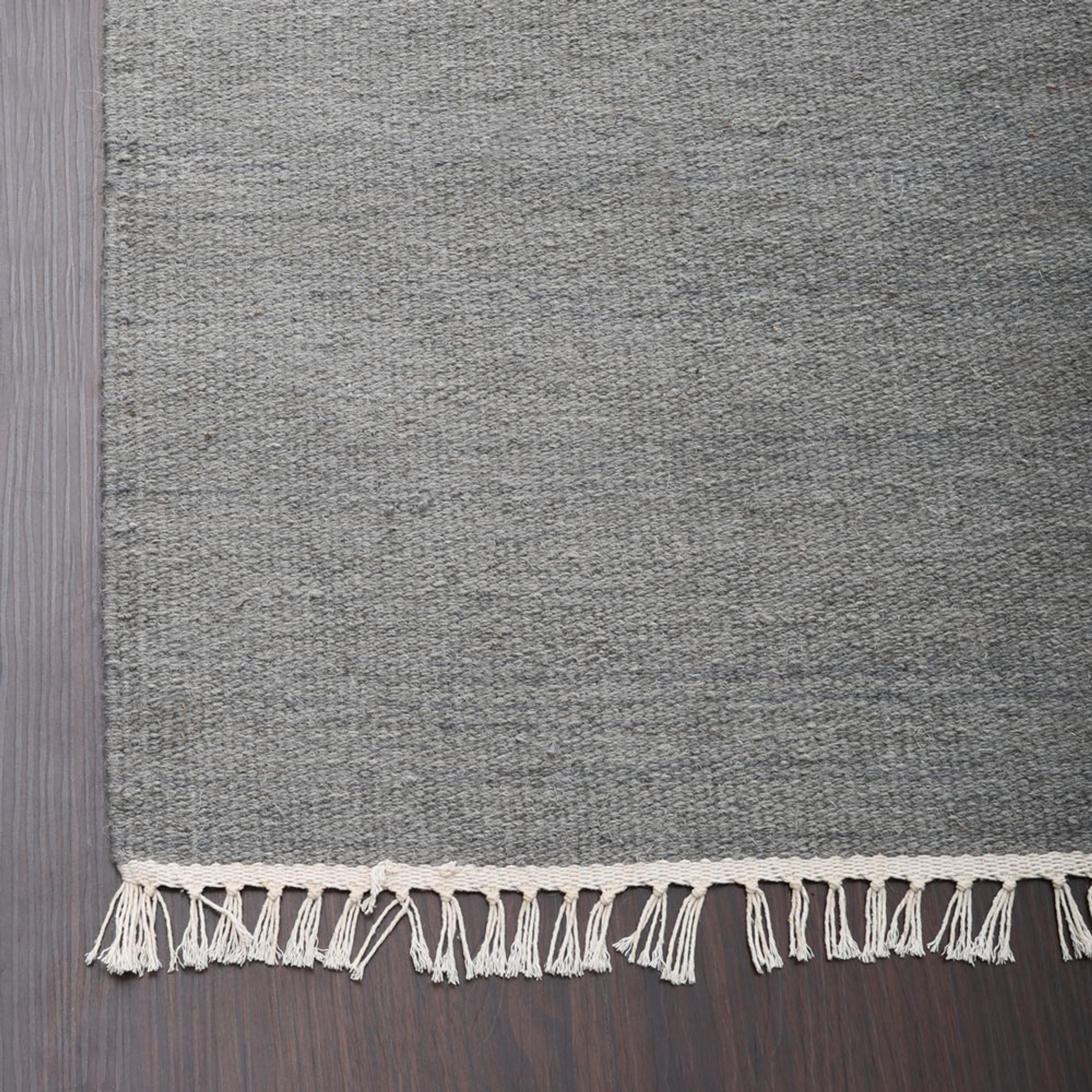 Rugsotic Carpets Hand Woven Flat Weave Kilim Wool Area Rug Solid Home & Garden