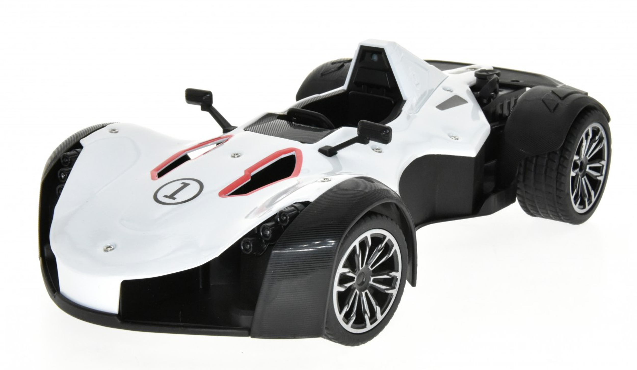1:12 scale metal open wheel race car with smoke function - White / 1 - Toys