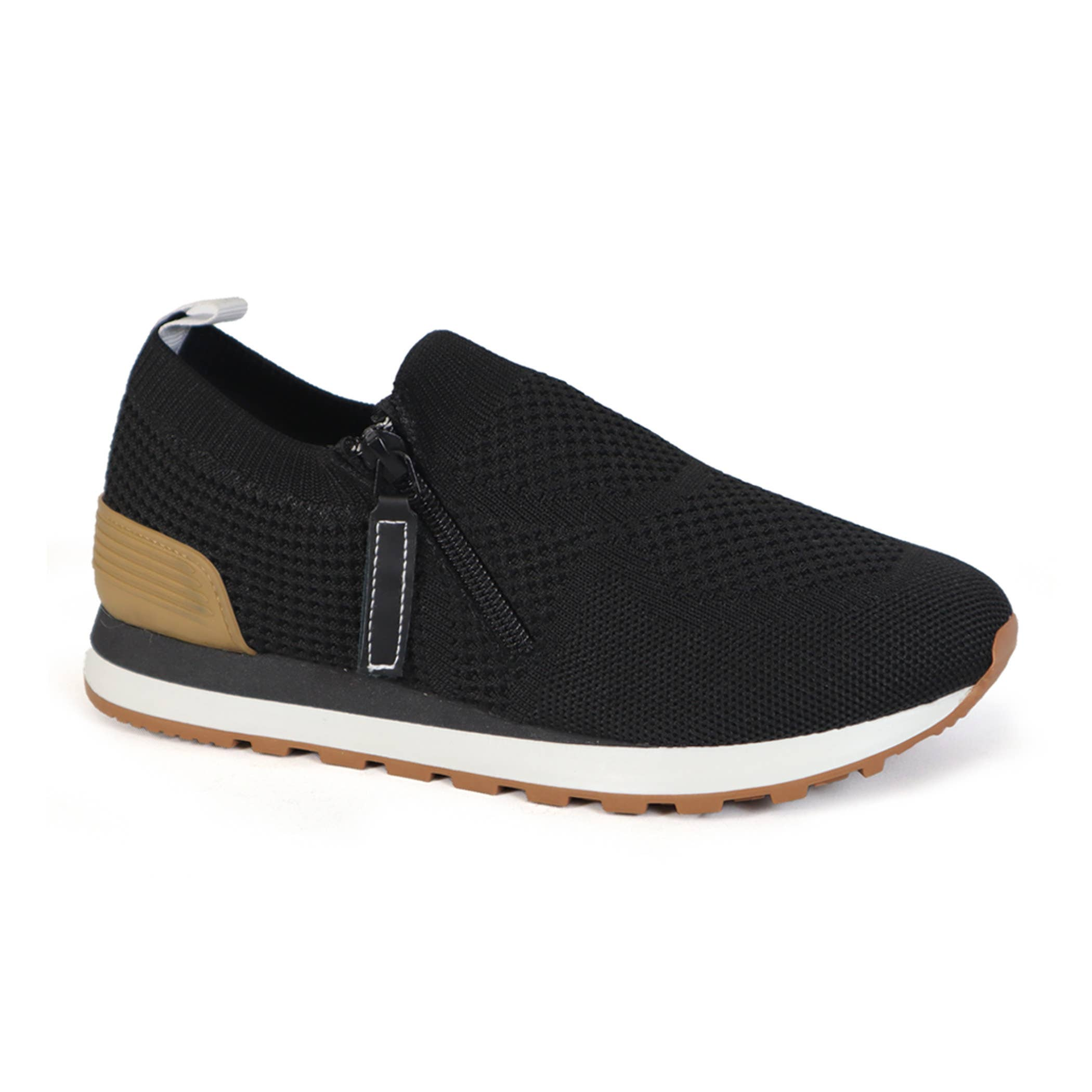 YOKI KADE-11 Women's Knit Sidezip Sneaker Footwear