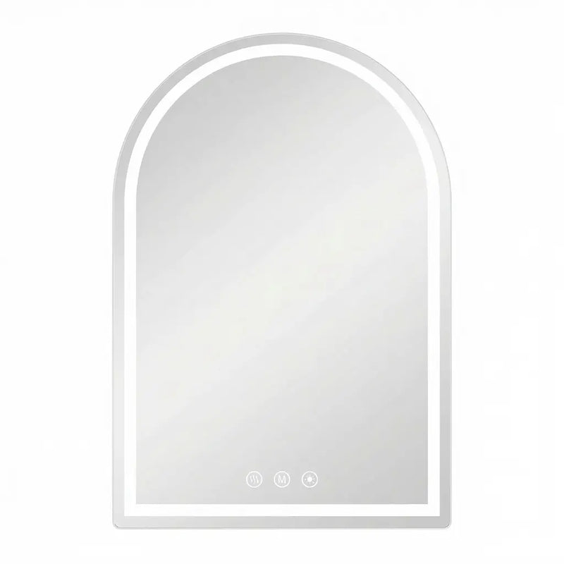 32" Arch Lighted Frameless Bathroom Vanity Mirror Homeroots Bed & Bath