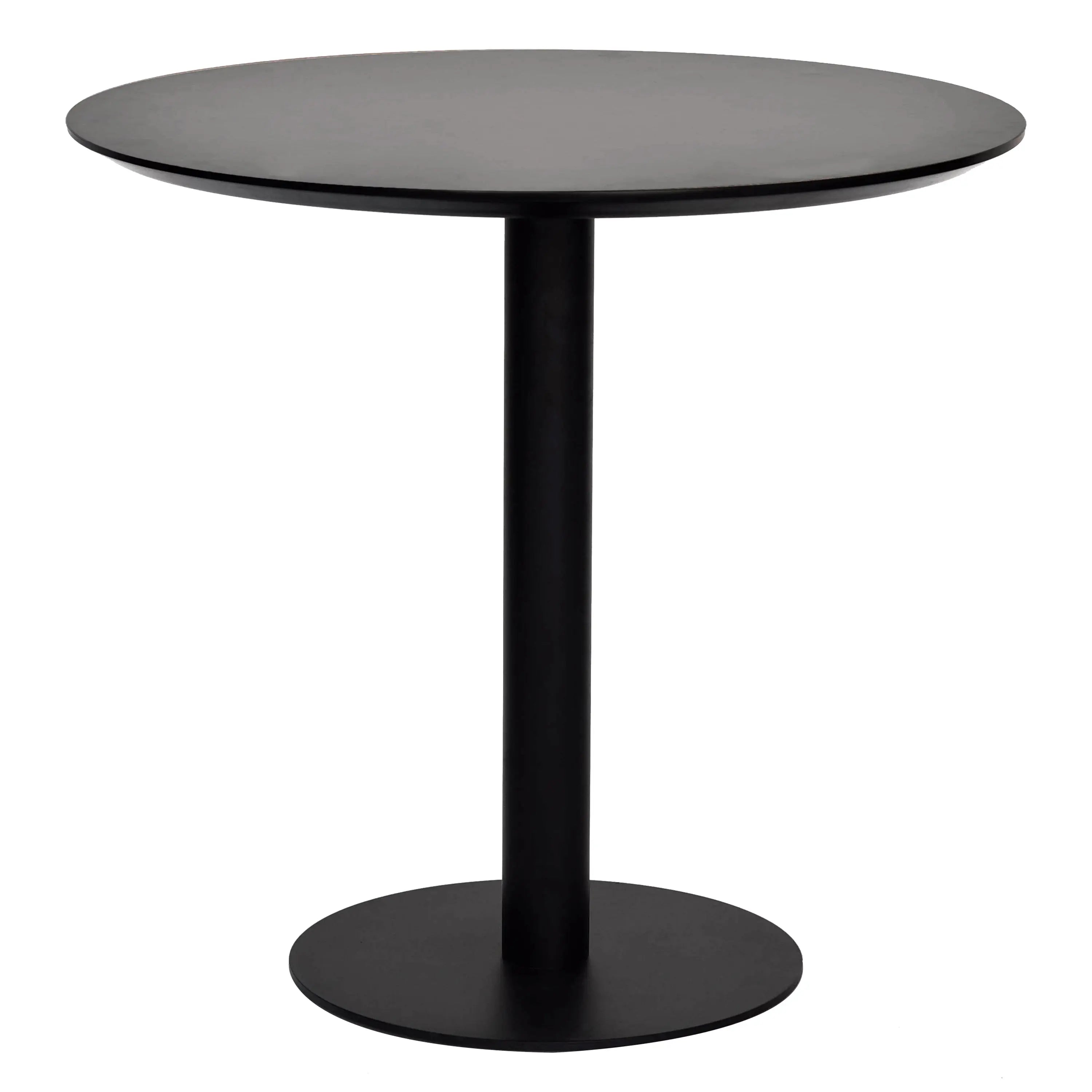32" Black Rounded Steel Bar Table Homeroots Kitchen & Dining