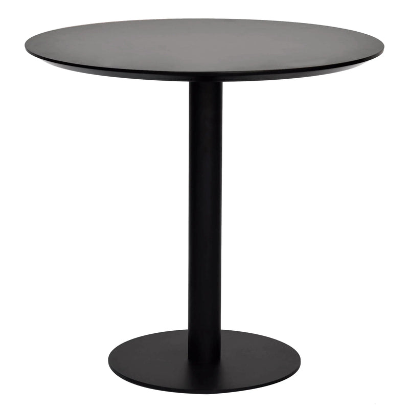 32" Black Rounded Steel Bar Table Homeroots Kitchen & Dining