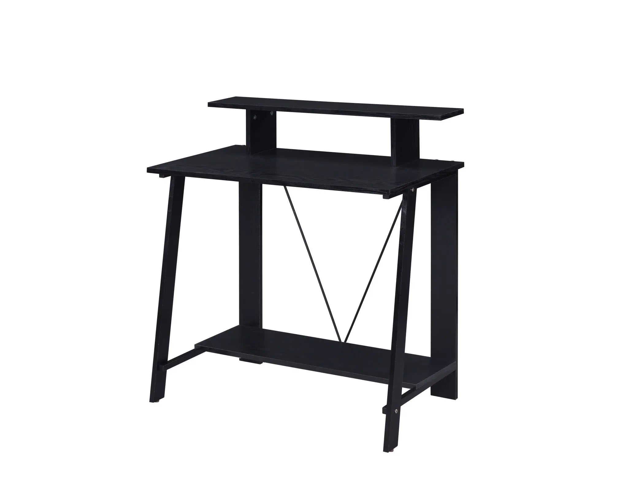 32" Black Writing Desk Homeroots Office