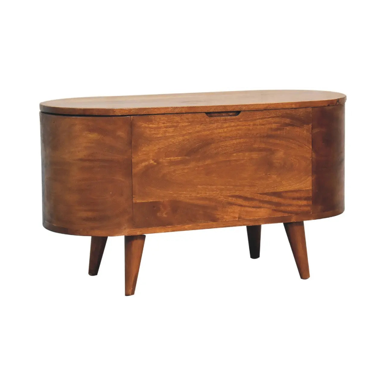 32" Brown Solid Wood Sideboard Homeroots Kitchen & Dining
