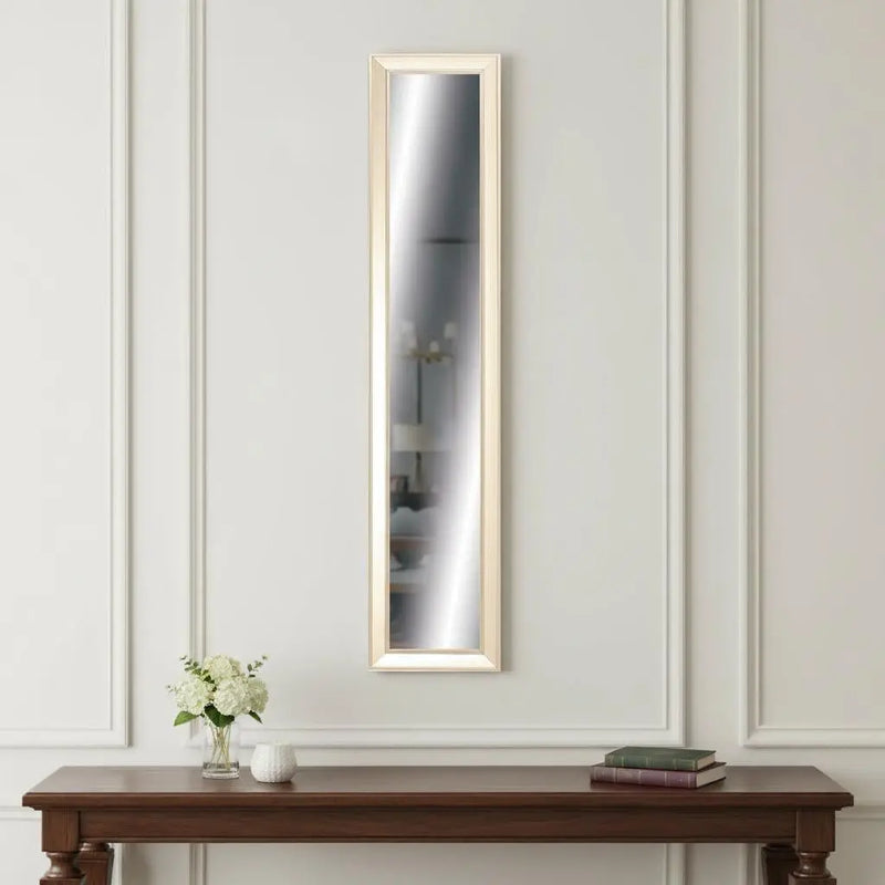 32" Champagne Gold Framed Accent Mirror Homeroots Bed & Bath