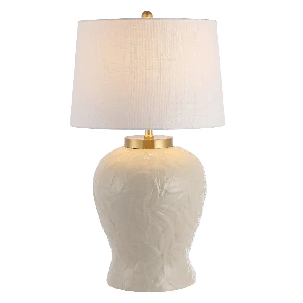 32" Clear Novelty Table Lamp LED With Empire Shade Homeroots Lighting