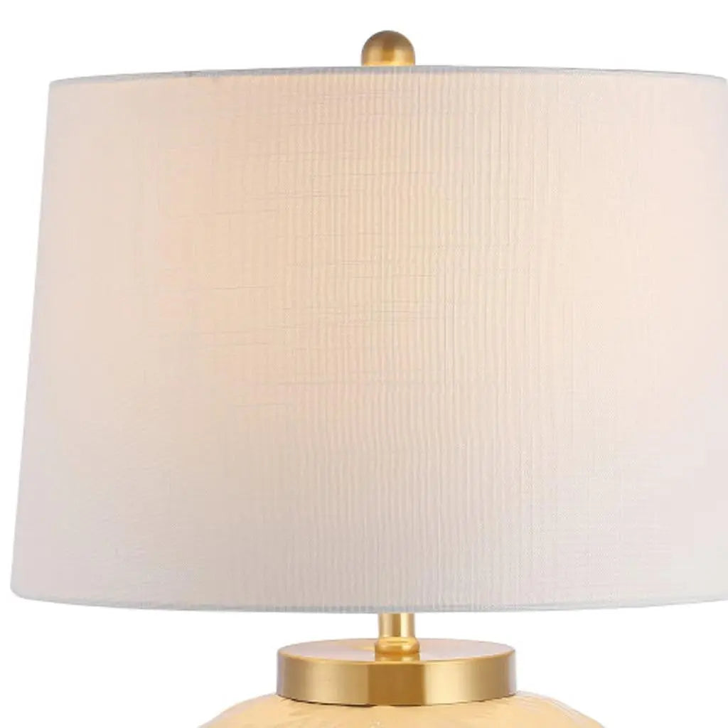 32" Clear Novelty Table Lamp LED With Empire Shade Homeroots Lighting
