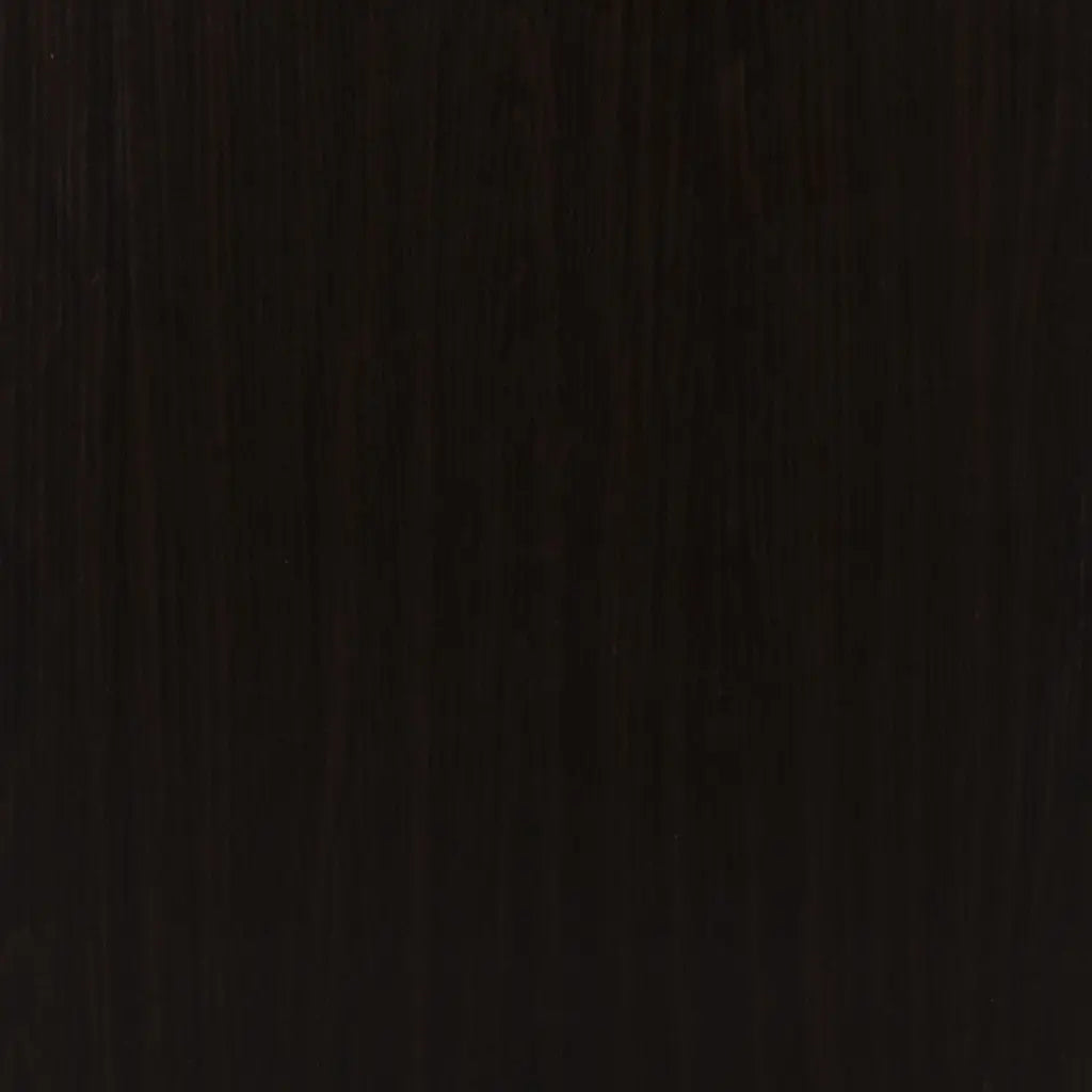 32" Dark Brown And Natural Carved Floral Sideboard with Two Doors Homeroots Kitchen & Dining
