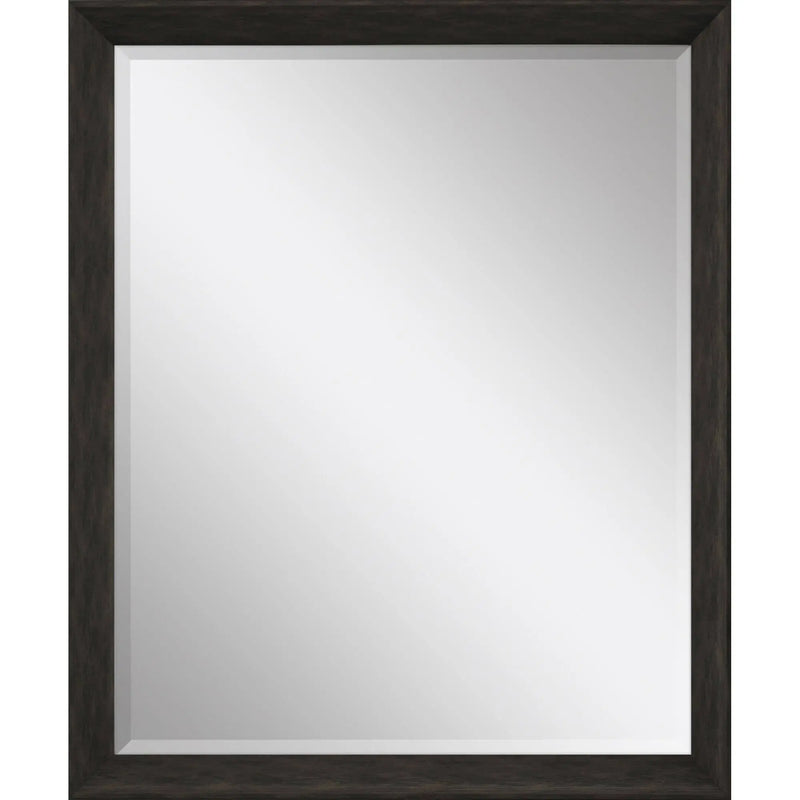 32" Dark Brown Framed Accent Mirror Homeroots Bed & Bath