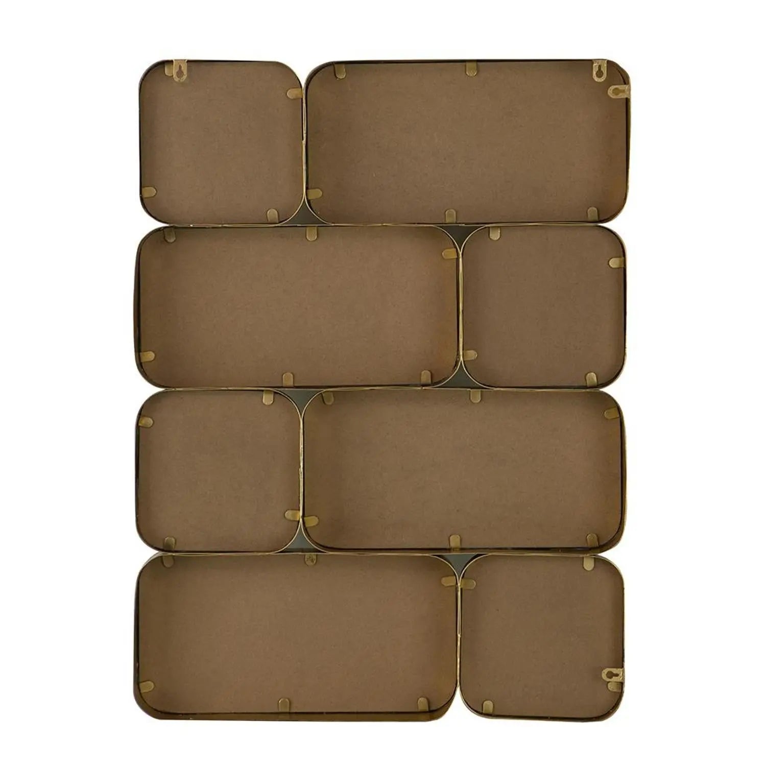 32" Gold Iron Framed Accent Mirror Homeroots Bed & Bath