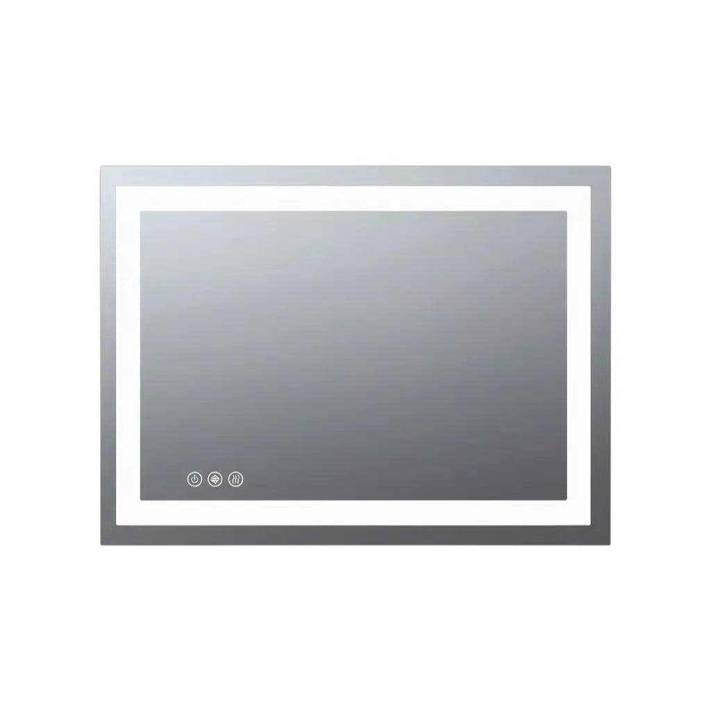 32" Lighted Frameless Bathroom Vanity Mirror Homeroots Bed & Bath