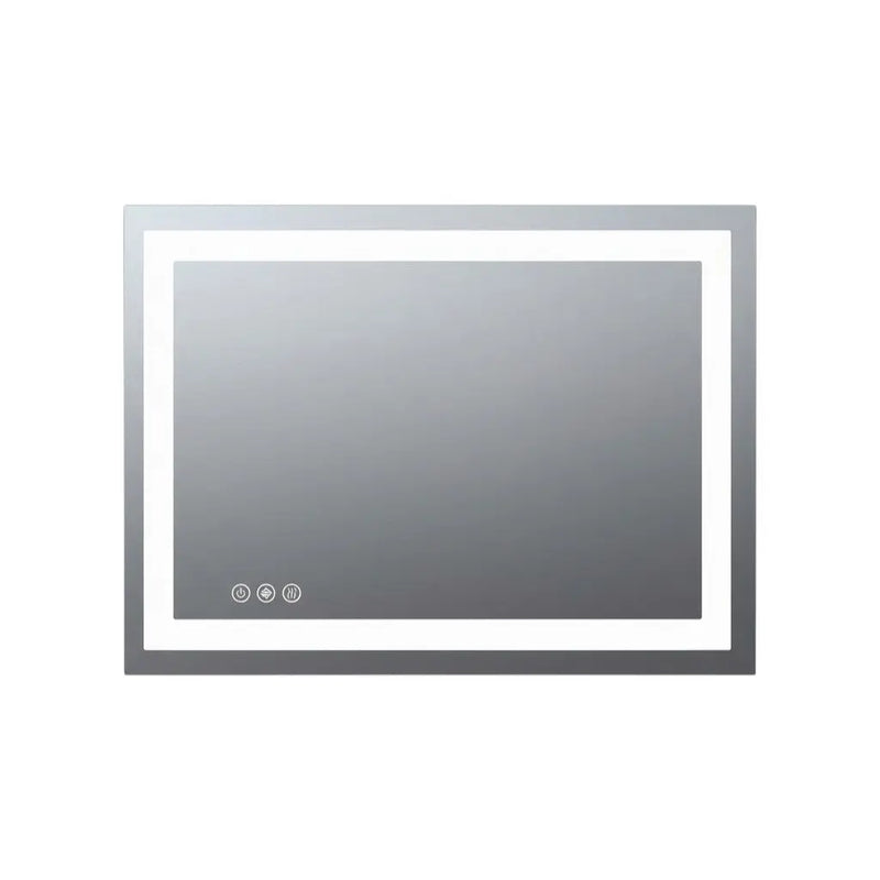 32" Lighted Frameless Bathroom Vanity Mirror Homeroots Bed & Bath
