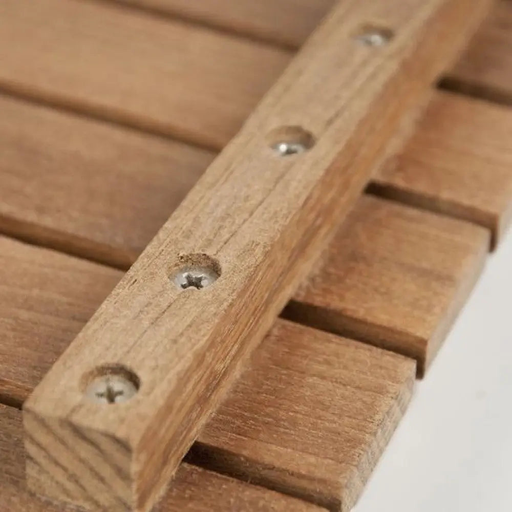 32" Premium Teak Shower Bath Mat Homeroots Bed & Bath