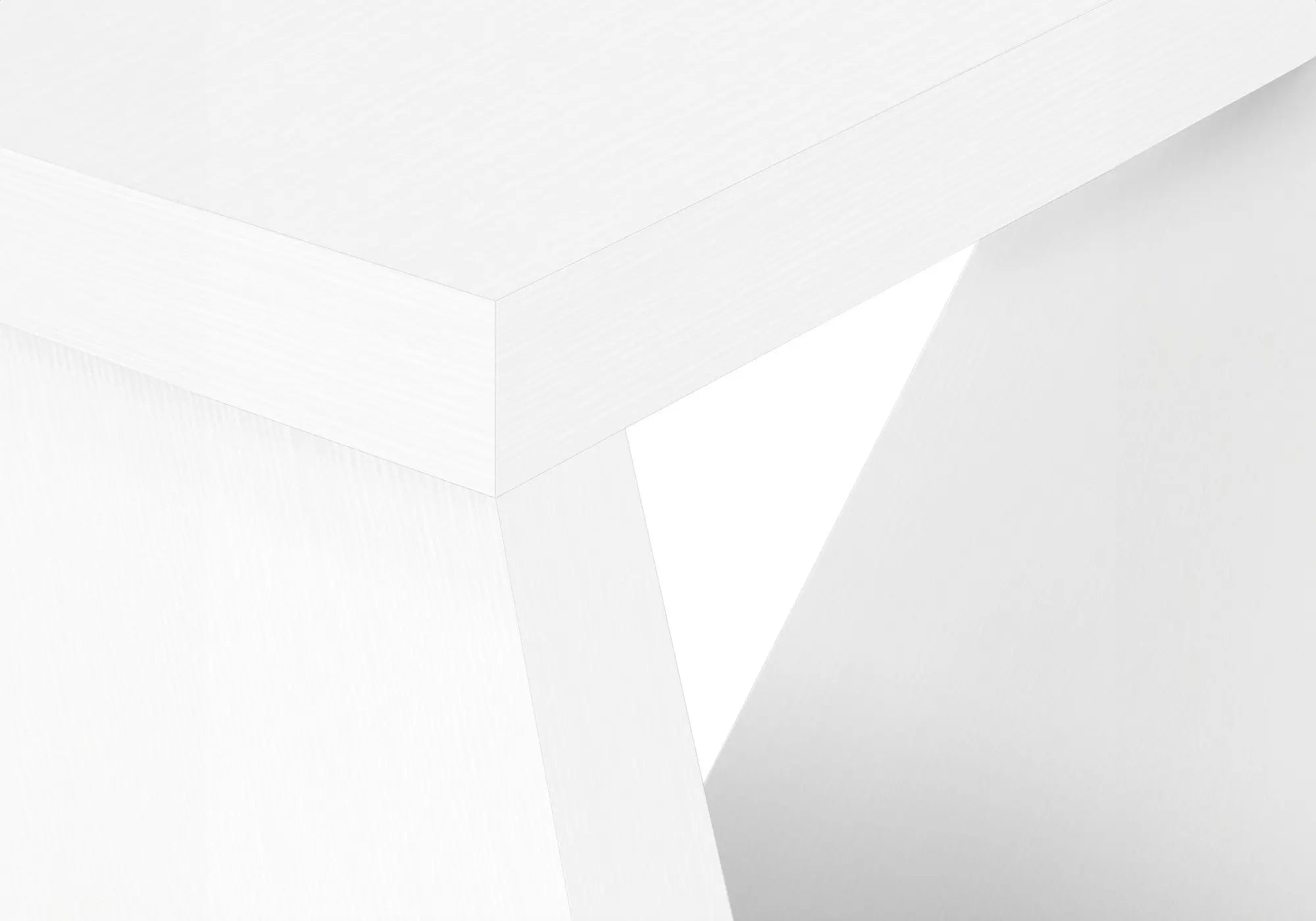 32" White Wood Abstract End Table Homeroots Living Room