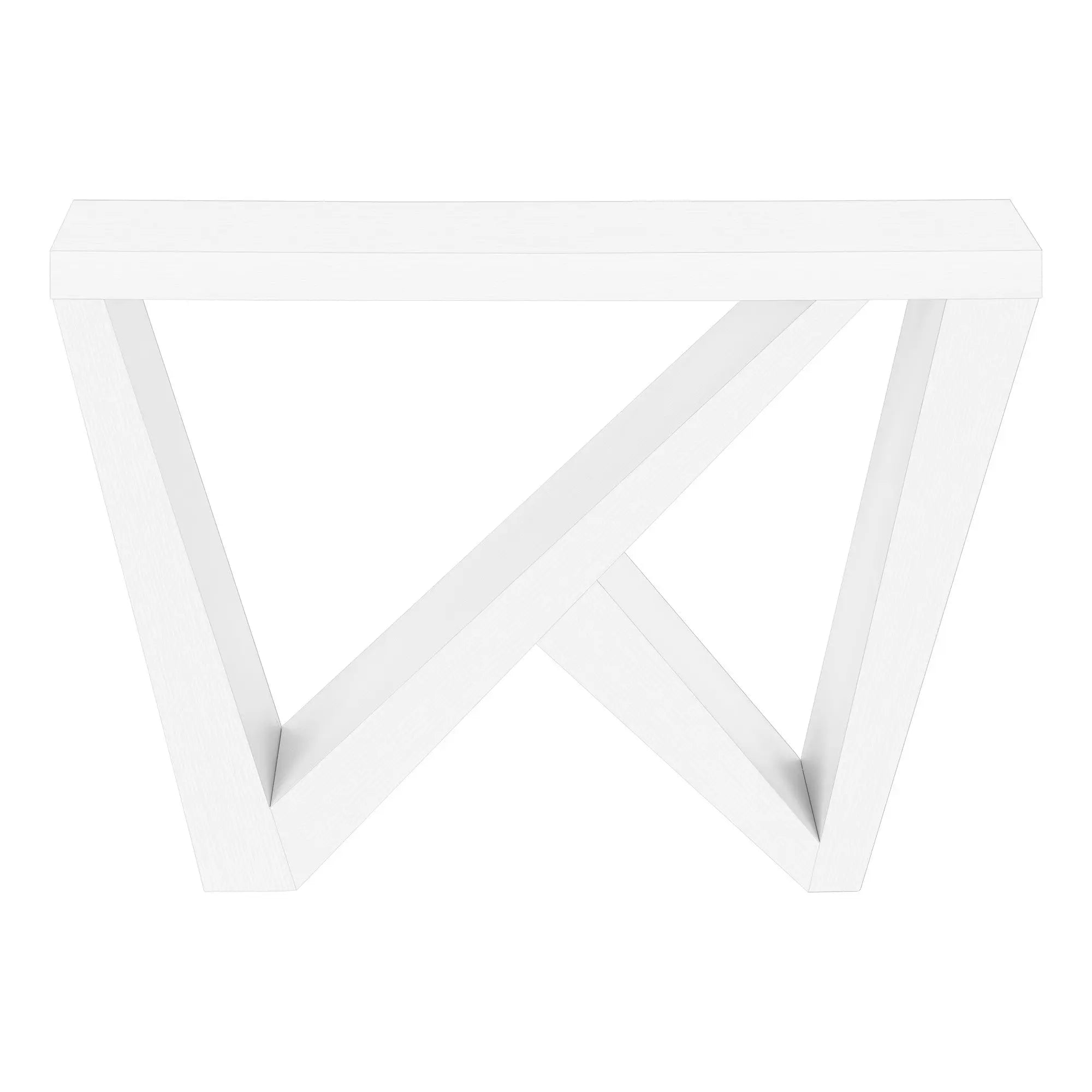 32" White Wood Abstract End Table Homeroots Living Room