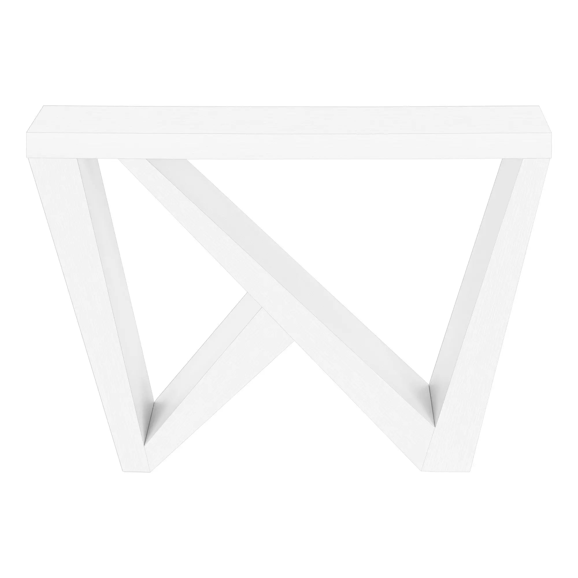 32" White Wood Abstract End Table Homeroots Living Room