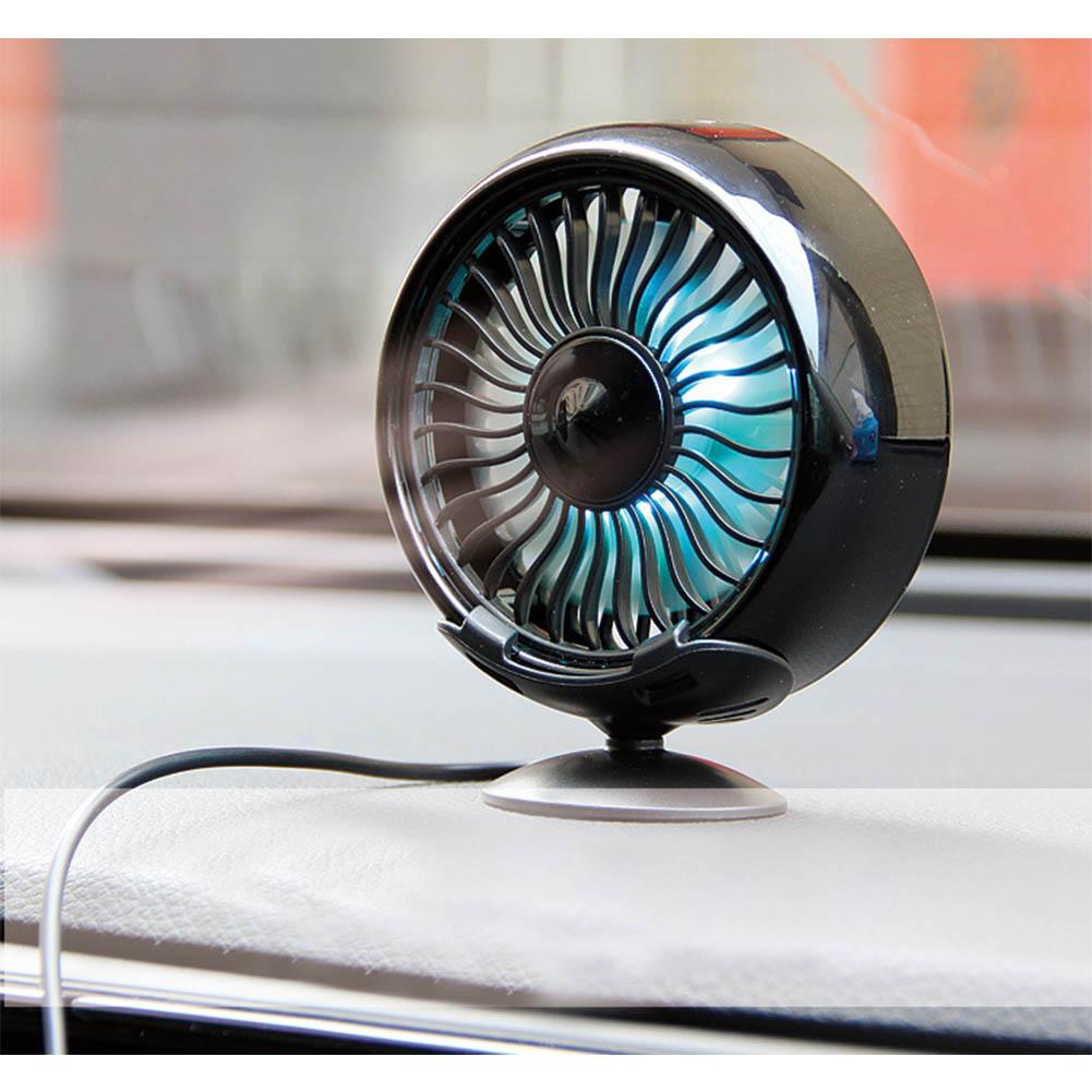 Multi-function Mini Electric Car fan Car Air Conditioning 360 Degree Rotating Cooling Fan Car circulator 12V 3 Speed car Cooler