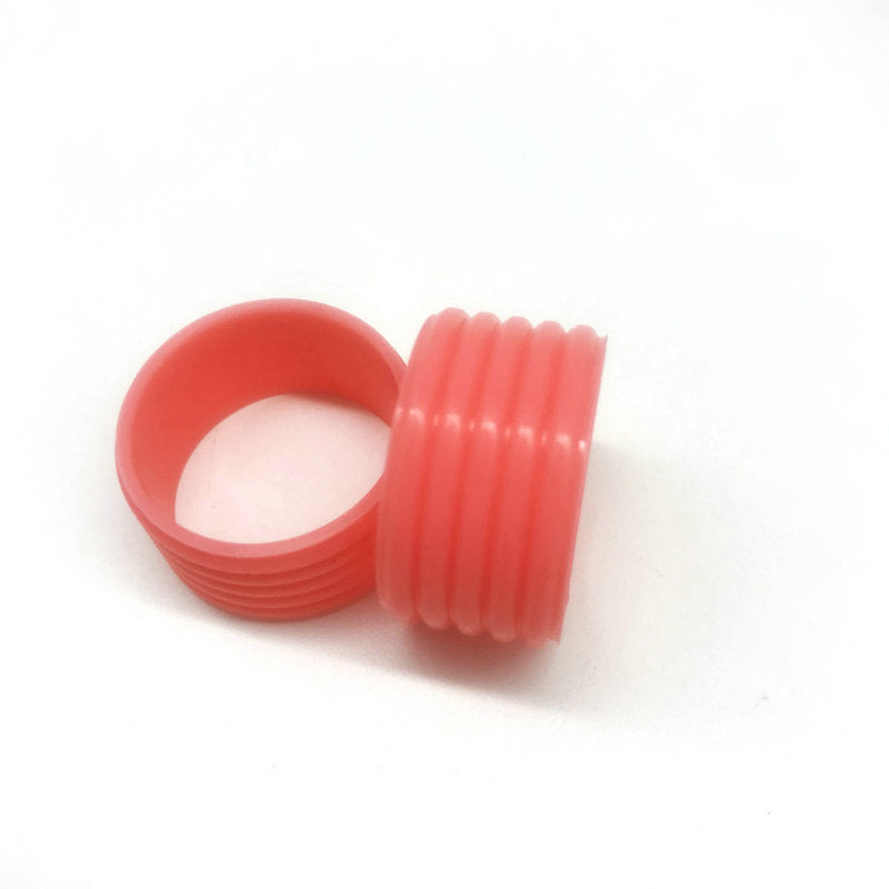 1Pc Stretchy Tennis Racket Handle's Rubber Ring Tennis Racquet Band Over Grips Pink
