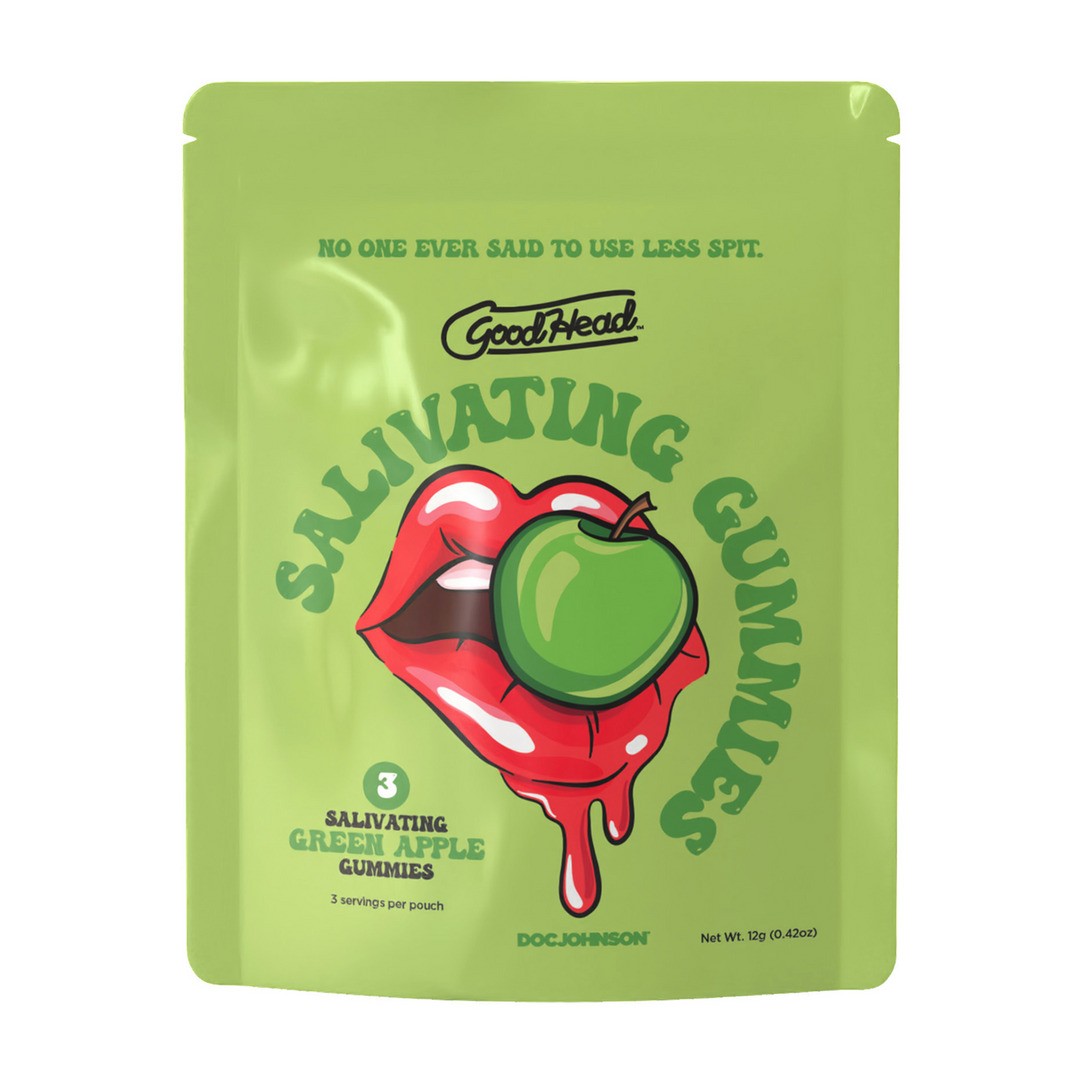 Goodhead Salivating Gummies Green Apple 24pack Doc Johnson Novelties