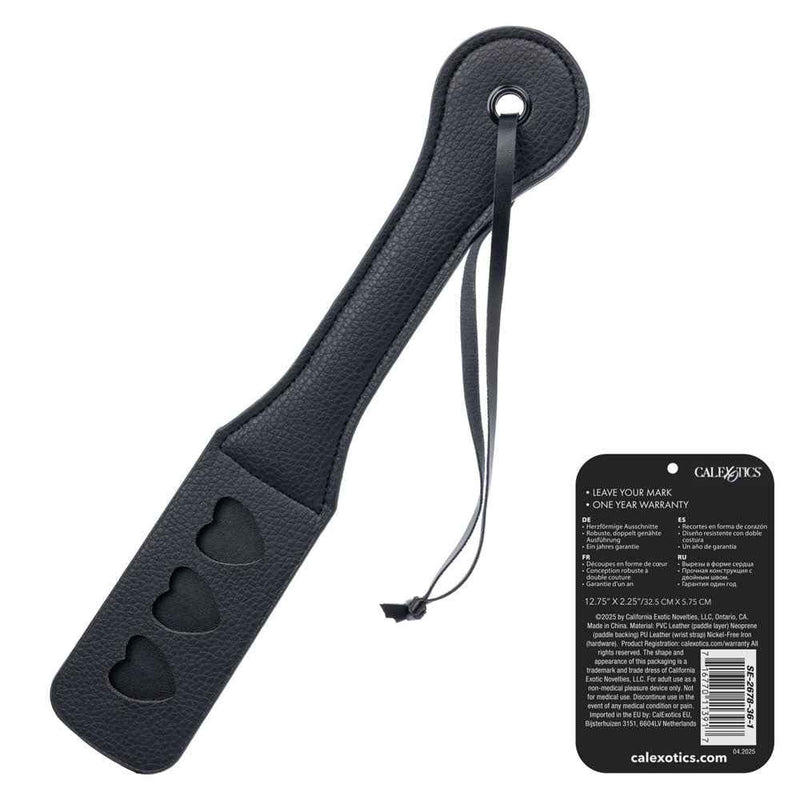 Nocturnal Collection Heart Throb Paddle - Black