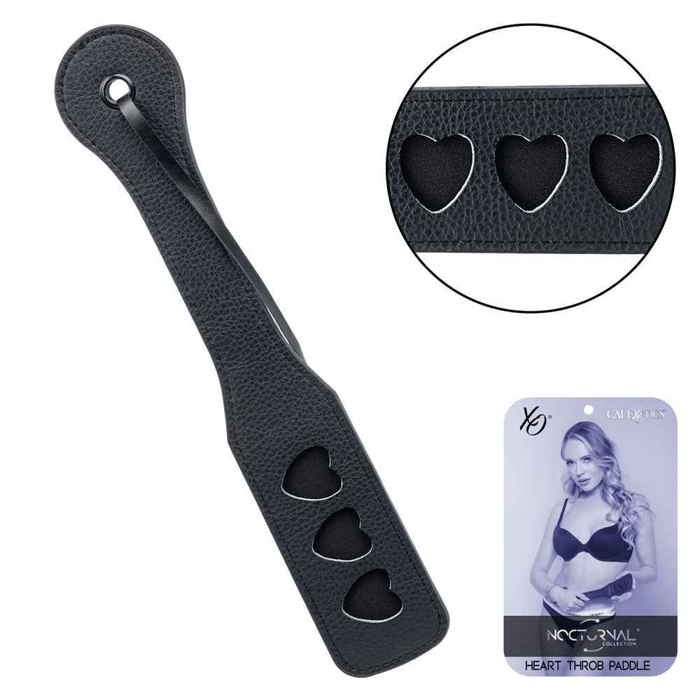 Nocturnal Collection Heart Throb Paddle - Black