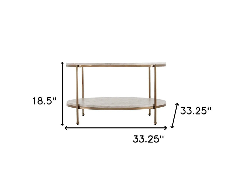 33" White Solid Manufactured Wood And Metal Square Coffee Table Homeroots Living Room