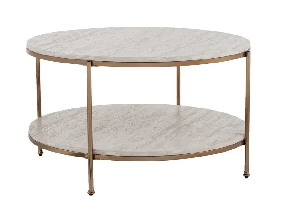 33" White Solid Manufactured Wood And Metal Square Coffee Table Homeroots Living Room