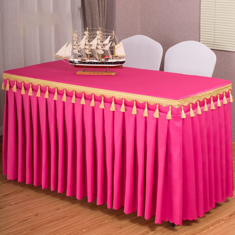 Home Hotel Tablecloth Dinning Table Set Decorating Wedding Decor Table Cloth White Coffee Table for Living Room Table Cover