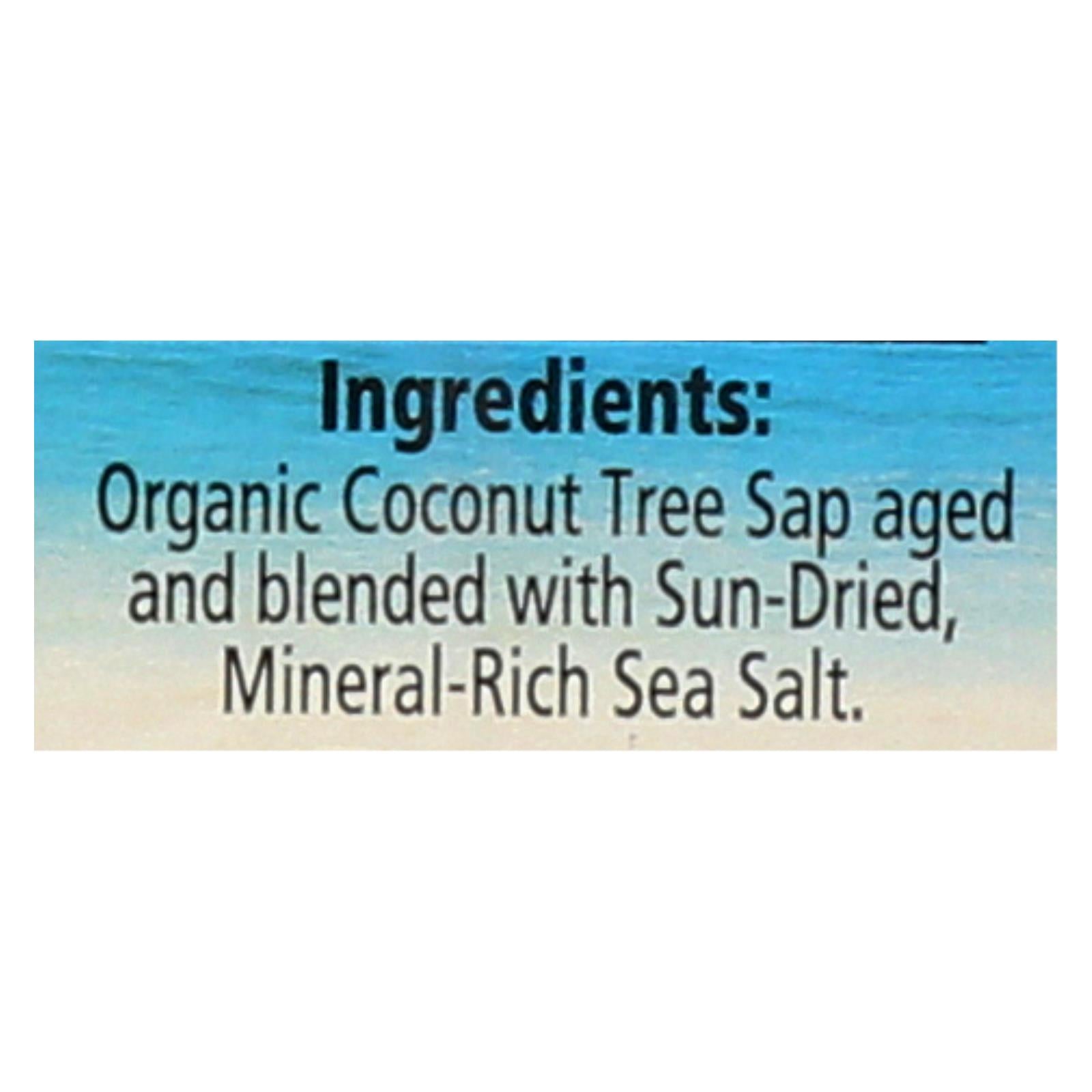 Coconut Secret - Organic Raw Aminos - Coconut - Case Of 12 - 8 Fl Oz. - GreatEagleInc