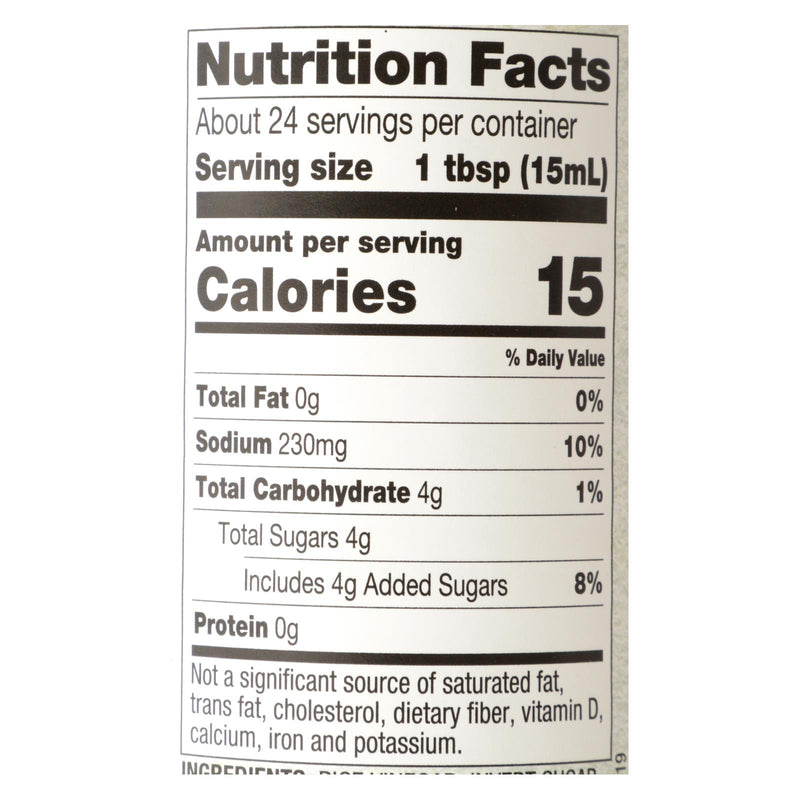 Nakano Seasoned Rice Vinegar - Case Of 6 - 12 Fl Oz. - GreatEagleInc