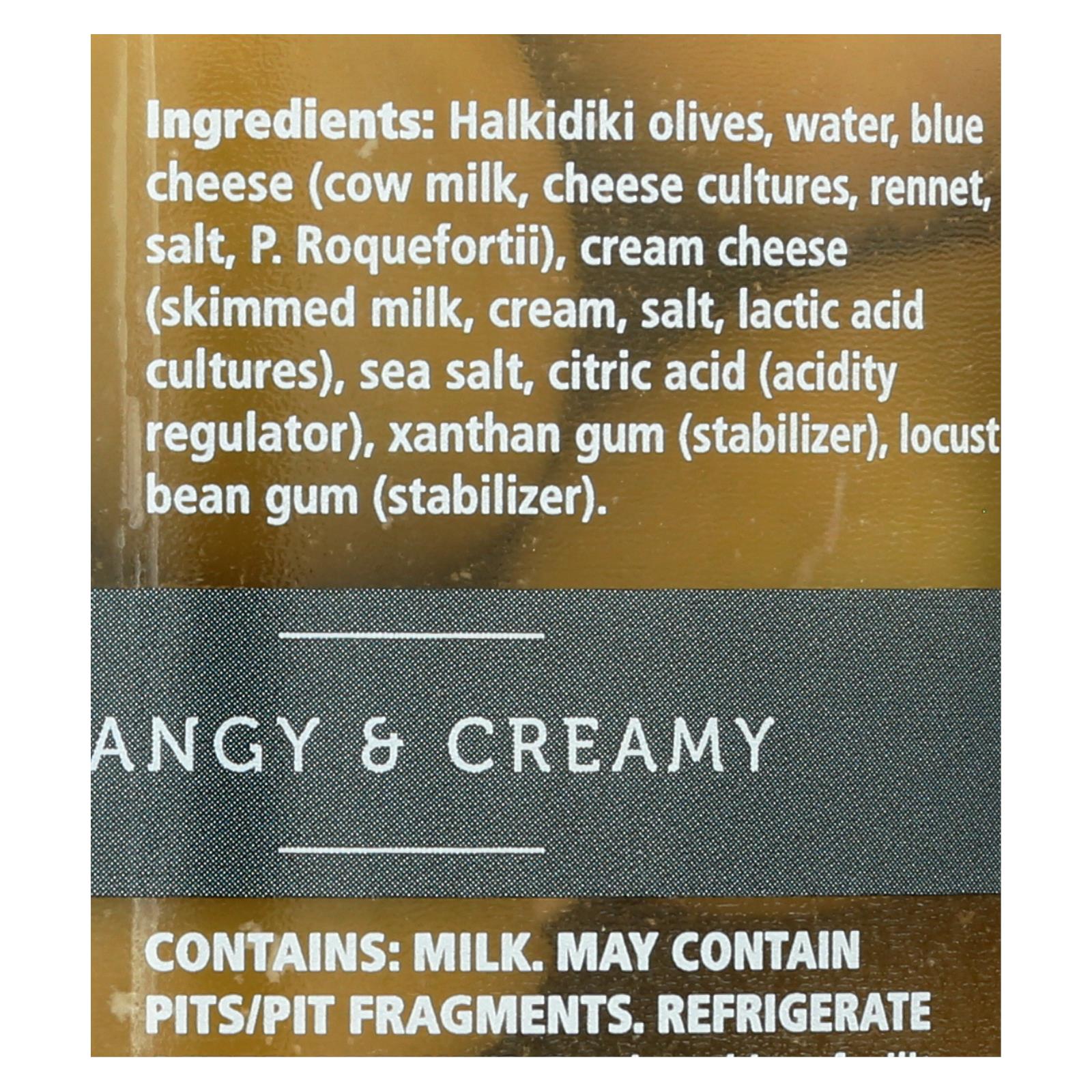 Divina - Olives Stuffed With Blue Cheese - Case Of 6 - 7.8 Oz. - GreatEagleInc