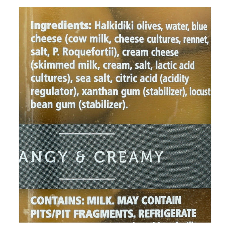 Divina - Olives Stuffed With Blue Cheese - Case Of 6 - 7.8 Oz. - GreatEagleInc