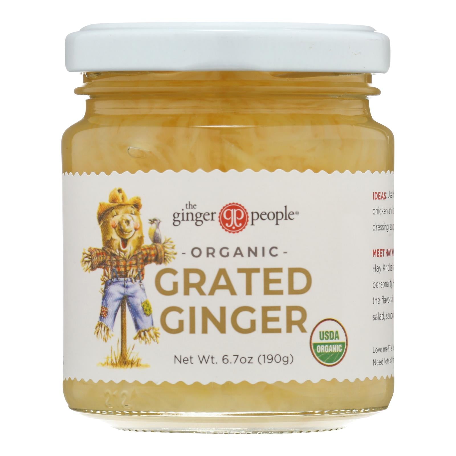 The Ginger People Organic Ginger - Grated - Case Of 12 - 6.7 Oz. - GreatEagleInc
