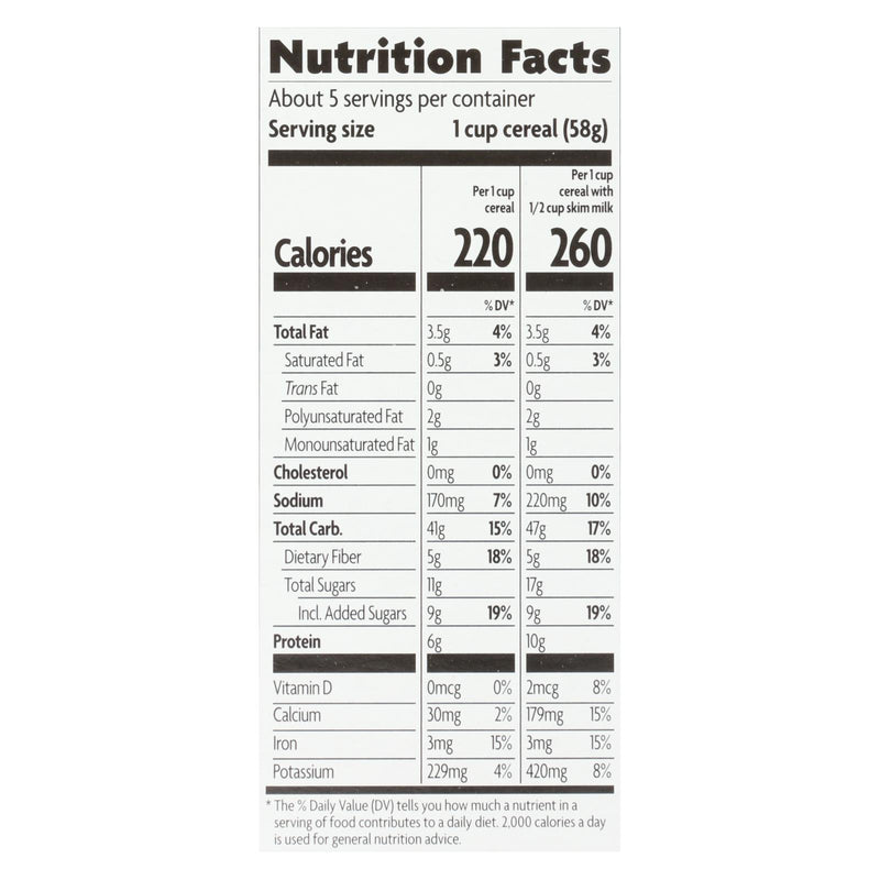 Nature's Path Organic Flax Plus Cereal - Red Berry Crunch - Case Of 12 - 10.6 Oz. - GreatEagleInc