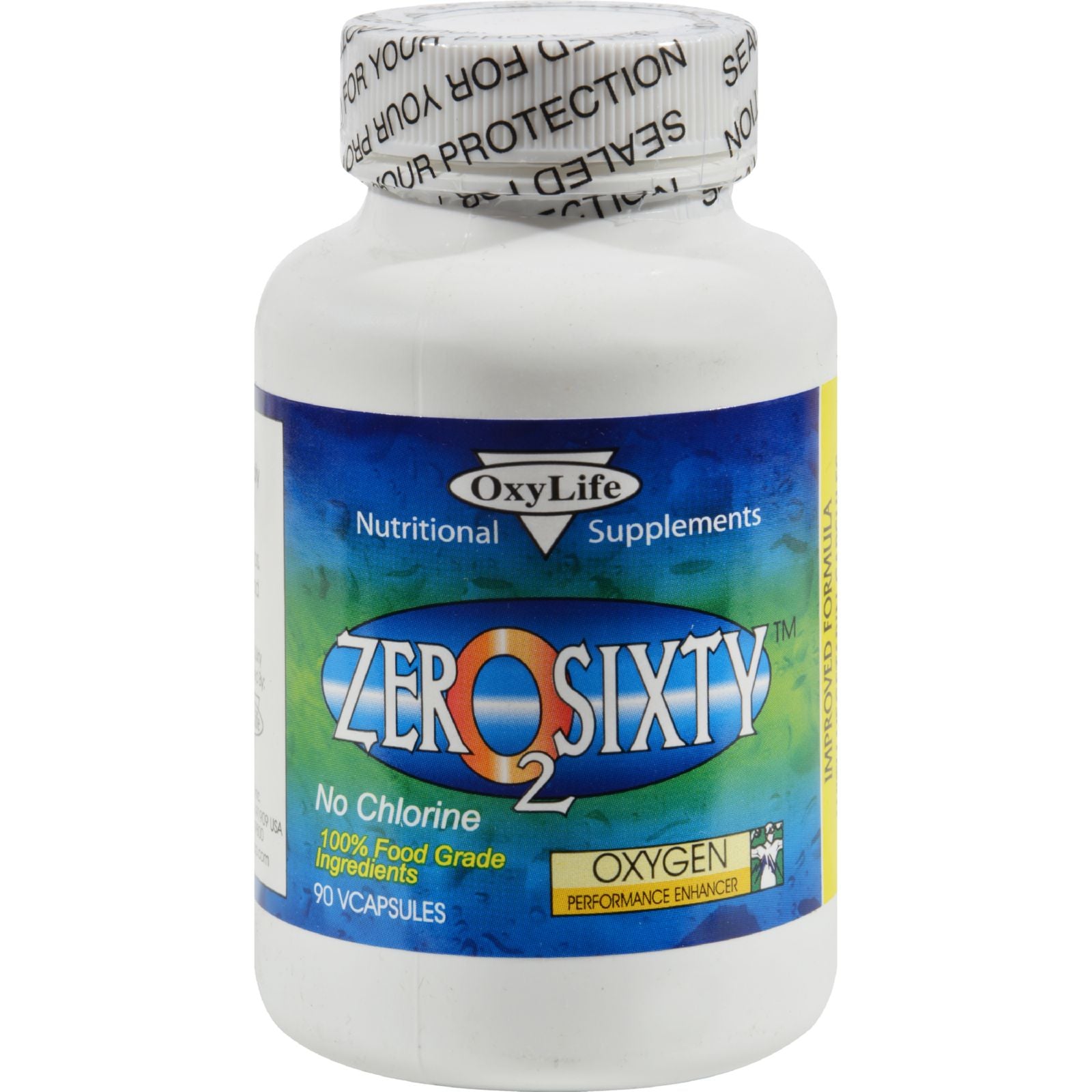 Oxylife Products - Oxylife Zero 2 Sixty Oxygen - 1 Each - 90 Cap - GreatEagleInc