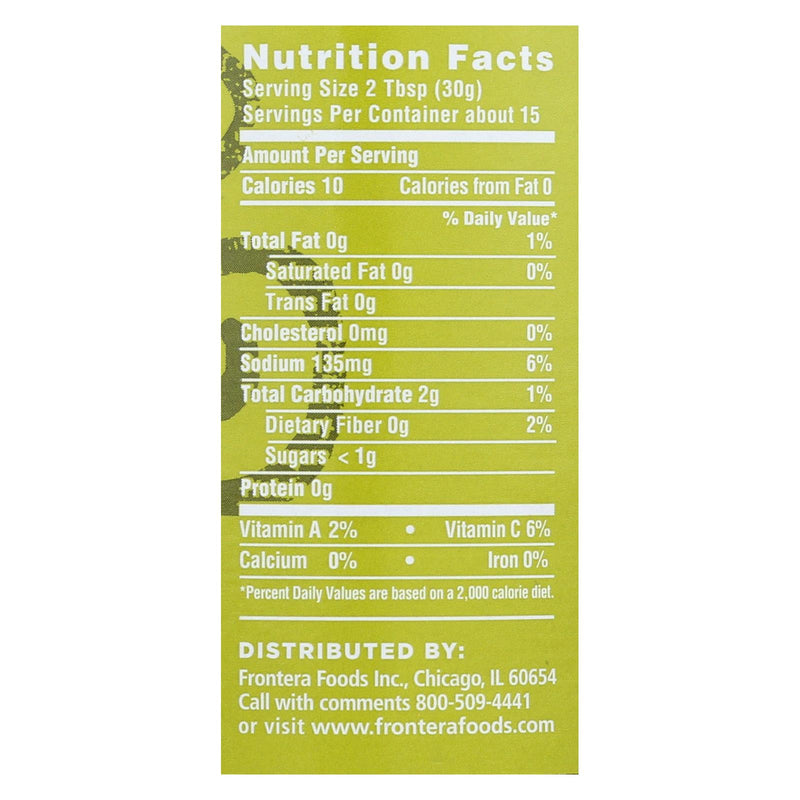 Frontera Foods Tomatillo Salsa - Tomatillo - Case Of 6 - 16 Oz. - GreatEagleInc