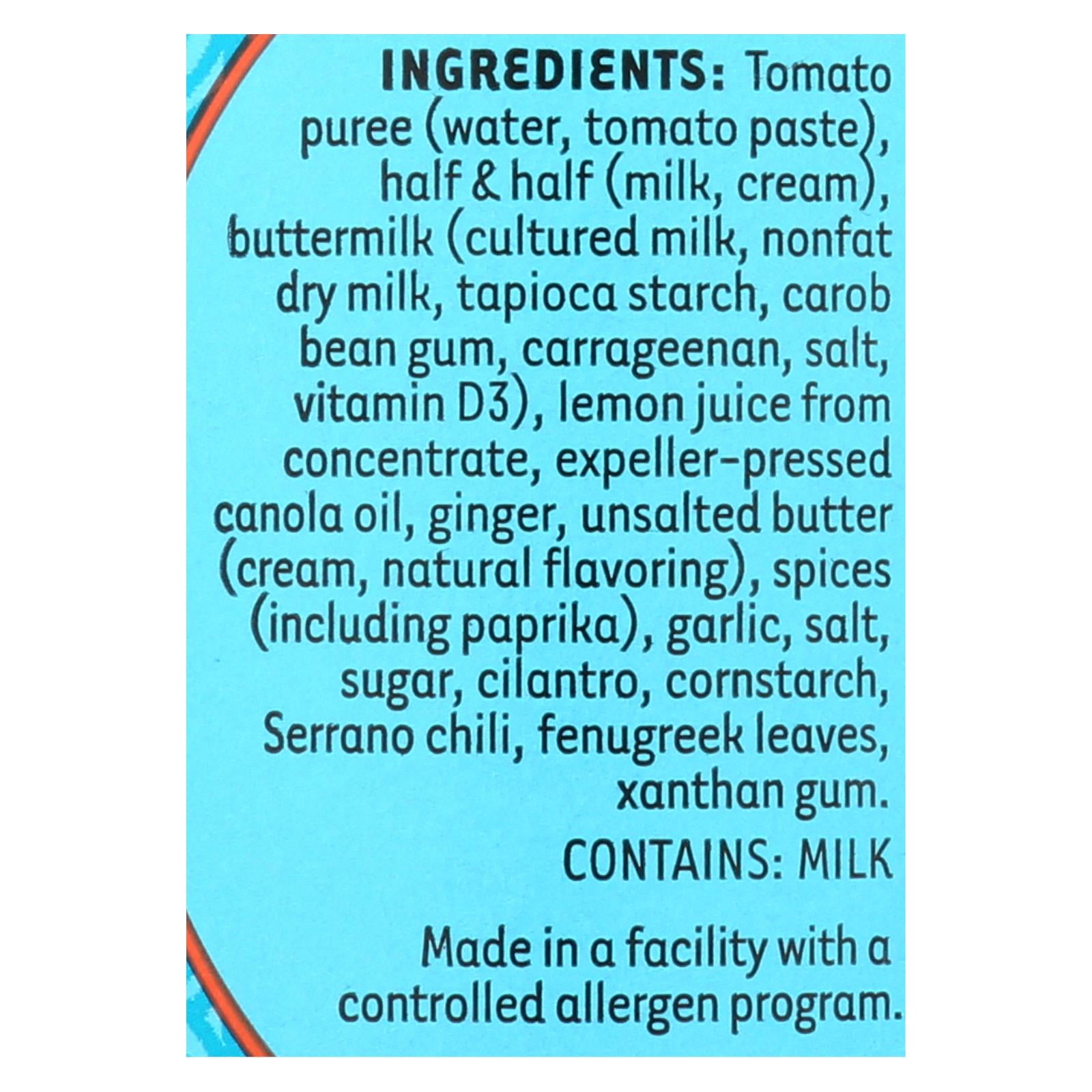 Maya Kaimal Tikka Masala Simmer Sauce - Case Of 6 - 12.5 Oz. - GreatEagleInc